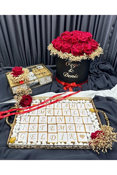 Eminönü Baskı Merkezi Kız İsteme Çikolatası İsteme çiçeği Söz,Nişan,Düğün,Kın...