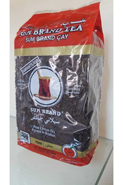 Sumbrand Şeffaf Pekoe Şefaf Poşet Siyah Ithal Çay 250 gr X4 Adet