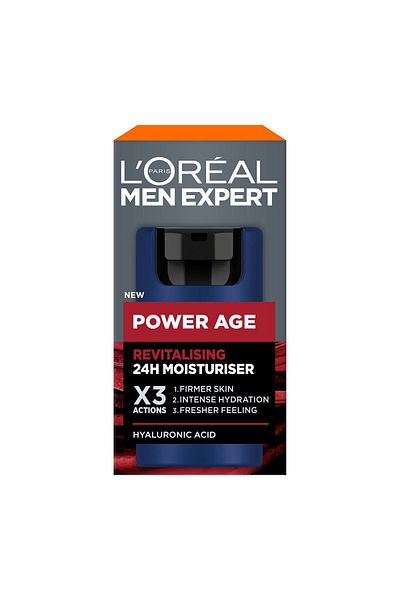 L'Oreal Paris Men Expert 24 Hour Power Anti-Aging 50ml Hyaluronic Acid Moisturizer