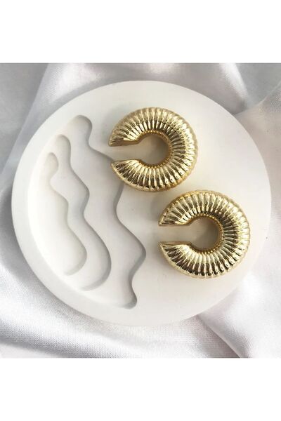Tırtıklı Büyük Earcuff