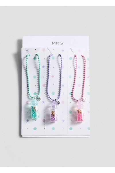 MANGO Kids Σετ 3 κολιέ Best Friends