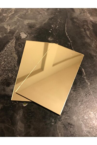 TASARIM TABELA Dekoratif Ayna Pleksi 4 x 8 cm 2 Adet