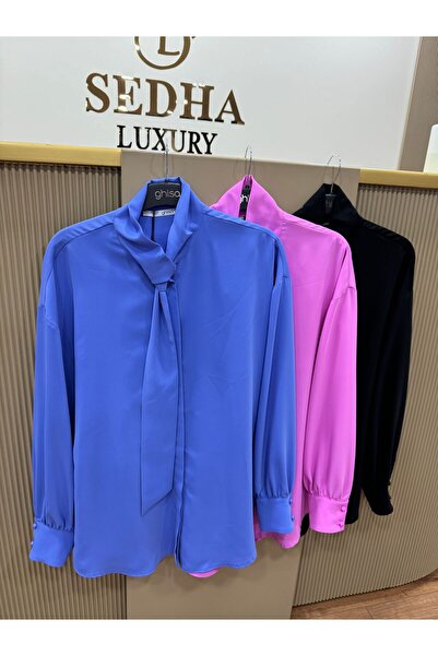 Ghisa Fularlı Gömlek