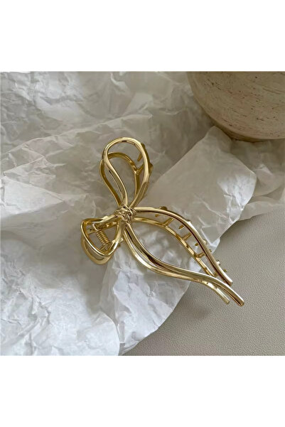 AYMETA Frunza metalica eleganta pentru femei - ac de păr de 7 cm