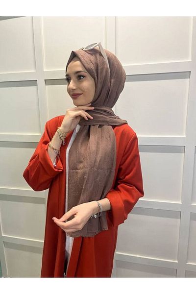 şehri şal Şehr-i Shawl Bamboo Shawl (CRUSH) Shawl 00715 Brown