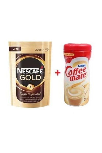 Nescafe Gold 200 Gr + Nestle Coffe Mate 400 G