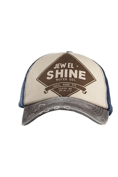 ŞAP ŞİK SOCKS Jewel Shine Baseball Cap Brown Antique