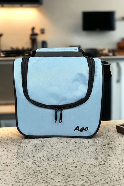 AGOÇANTA Hot Cold Blue Thermos Bag