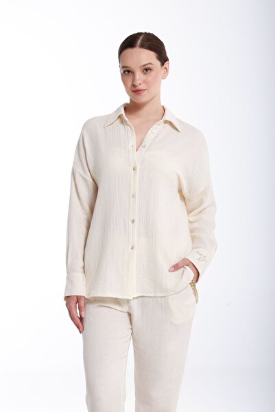 Amare Bohemia Oversize Müslin Gömlek