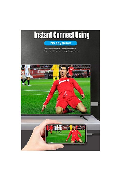 Apera Onezero ZR-627 MT57 4K 60hz HDMI Çevirici i-Phone 15 Uyumlu Kablo Type-C Thunderbolts Altın Uçlu 2mt