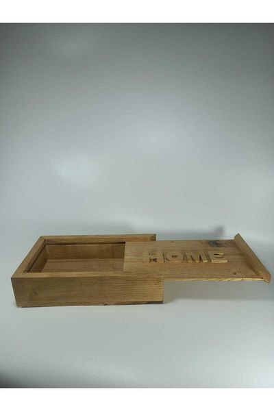ProffArt 25X15 Seasoning Box - Wooden Design, Knitted Lid and Dowry Box