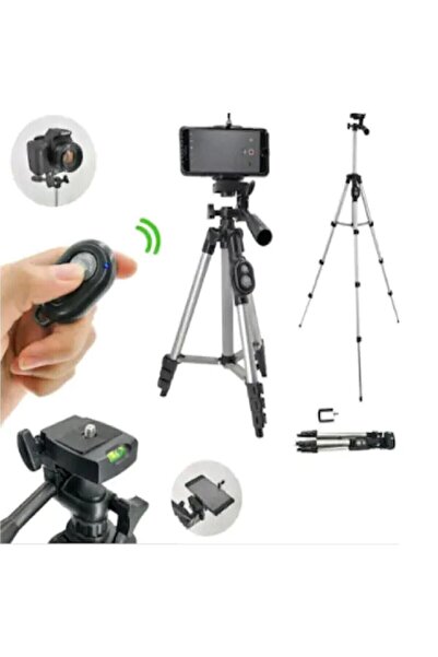 GFUZ Profesyonel Fotoğraf Video Çekimi Bluetooth Uzaktan Kumandalı 106 Cm Tri...