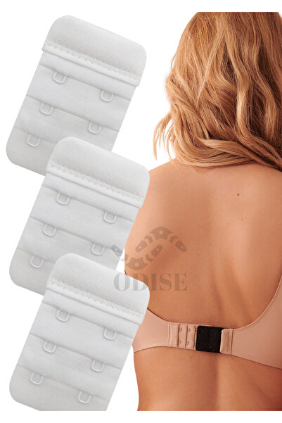 ODISE Atașament alb pentru extensie sutien fără cauciuc cu cârlige 2x3 - 3 bu...