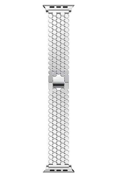 Quse Apple Watch 41mm/40mm/38mm & Series 10/11 42mm ile Uyumlu Bal Peteği Met...