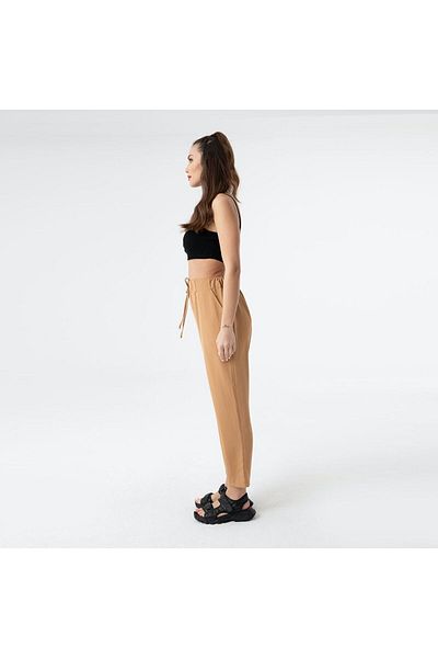 Puane Pantaloni de damă cu talie elastică Aerobin Carrot Pantalon Puane 18102