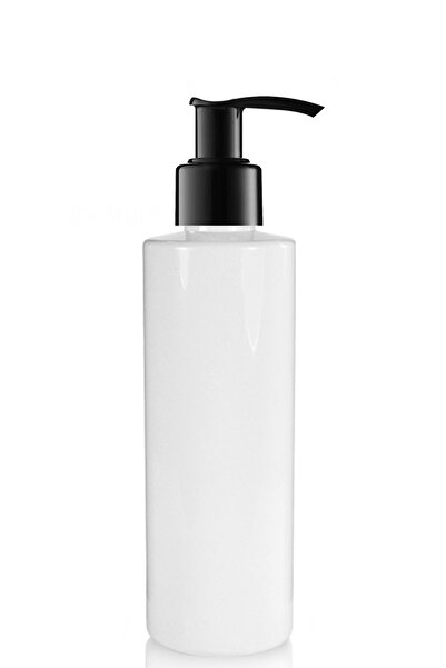 makrobay 5 Adet Sert Plastik Boş Siyah Sıvı Sabun Pompalı Şişe 250 Ml