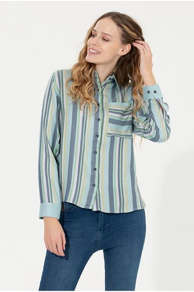 U.S. Polo Assn. Cămașă de damă cu mânecă lungă