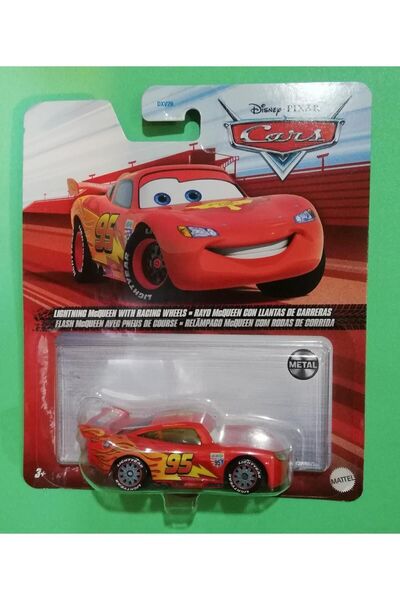 Disney Pixar Cars DİSNEY PİXAR CARS TEKLİ KARAKTER ARAÇLAR DXV29-FLM20 Lightning McQueen