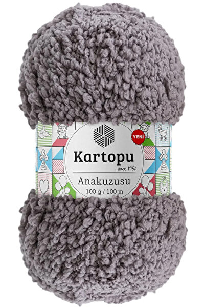 Genel Markalar Anakuzusu %100 Polyester El Örgü Ipi K951 Koyu Gri