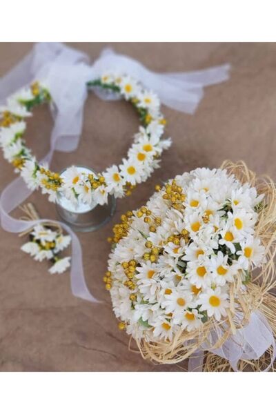 GELİN ÇİÇEĞİ EN İYİSİ Papatya Gelin Çiçeği Seti