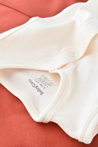 BabyCosy Waffle Patterned Organic Strappy Jumpsuit - Csyw1008