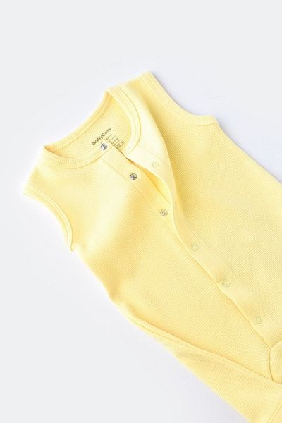 BabyCosy Organic Waffle Strap Jumpsuit