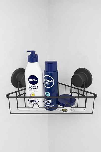 SUNTEL BANYO VE MUTFAK AKSESUARLARI Γωνιακό ράφι κενού μονής στρώσης Suntel