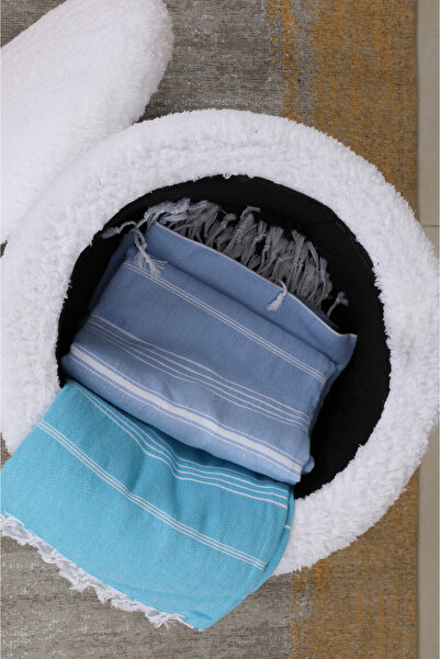 PUFMANYA TUĞBA MİX BEYAZ PELUŞ SİYAH GÜRGEN ÖZEL TASARIM AYAKLI SANDIKLI PUF KOLTUK BENCH