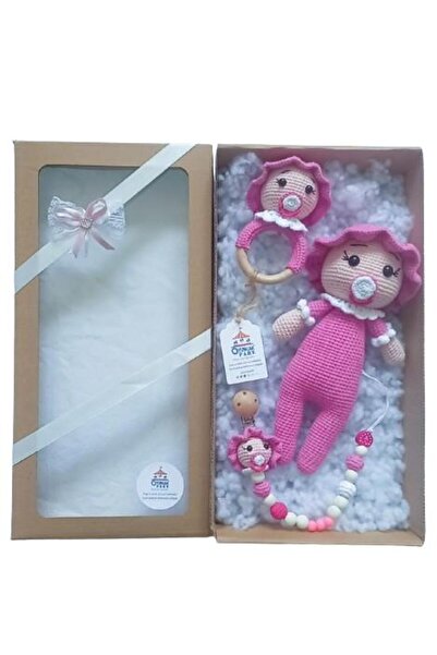 OYUNCAKPARK Emzikli Bebek Uyku Arkadaşı Yeni Doğan Hediye Seti