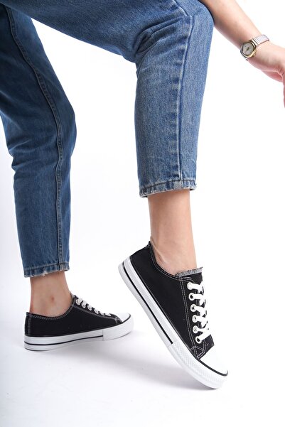 FGZY Shoes Lifestyle Chuck Canvas Kısa Unisex Siyah Sneakers