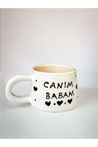 İNA PAZARLAMA Handmade Ceramic Coffee Cup, Ceramic Fan My Dear Dad Mug, Mug, ...