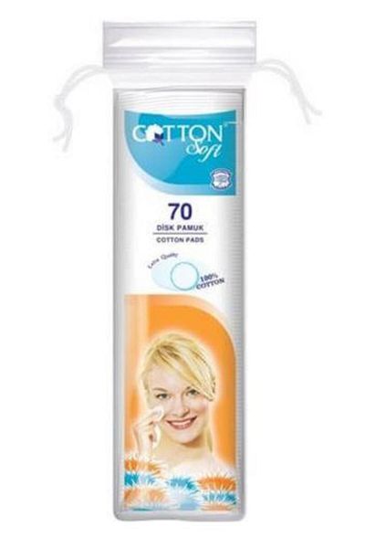 Cotton Soft قرص قطني 70 قطعة