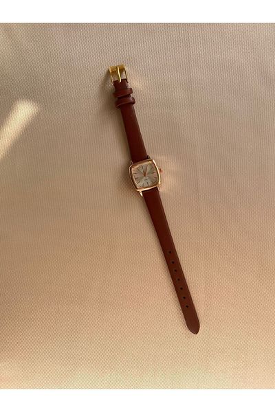 QUARTZ Retro Minimal Thin Leather Cord Women's Wristwatch
