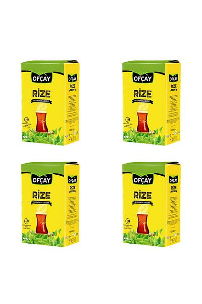 Ofçay Ofçay Rize Black Tea 1000Gramx4 Pieces