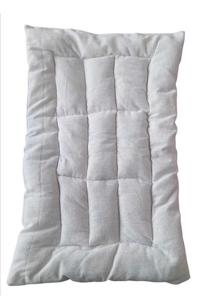 EL YAPIMI Unwashed Sheep Wool Filled Adult Size 50x30 Cm Back Or Chest Pillow For Cough And Pain