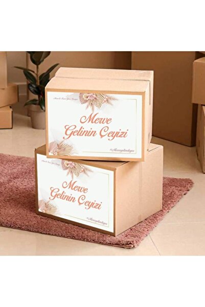 Kendin Tasarla Azresa İsimli Çeyiz Etiketi - Kendinden Yapışkanlı - A4 Ebat -...