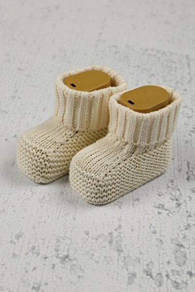 Bibaby Unisex Cotton Knitwear Booties 0-3 Months