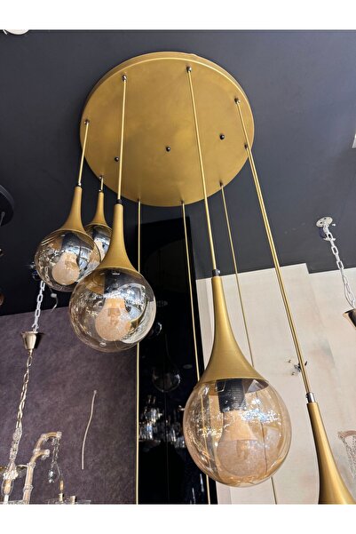 Beyaz Aydınlatma Galeri boşlugu sarkıt avize