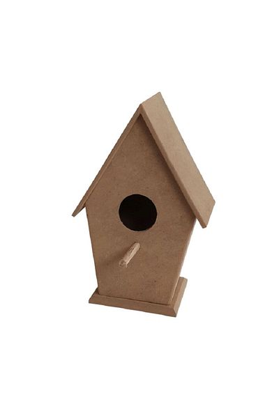 Altınyapı Hobi Market LONG BIRD HOUSE WITHOUT HAM MDF PAINT