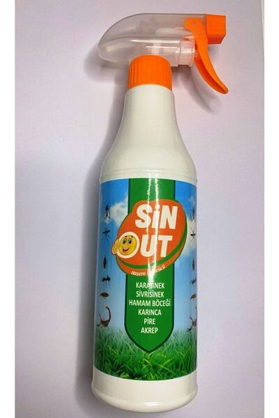 farmakoz Sinout Uçan Ve Yürüyen Haşereler Için Ani Etkili Hazır Solusyon Spre...