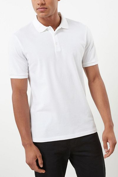 Mad&Calf Ανδρικό μπλουζάκι πικέ με λαιμόκοψη Polo - κανονική εφαρμογή