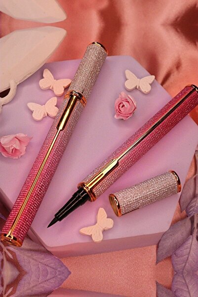 Mardinal Kristal Taşlı Model Kalem Eyeliner Suya Dayanıklı Waterproof Eyeliner
