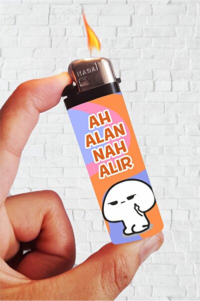 SARANG Çakmak Ah Alan Nah Alır Baskılı Klasik Gazlı Çakmak