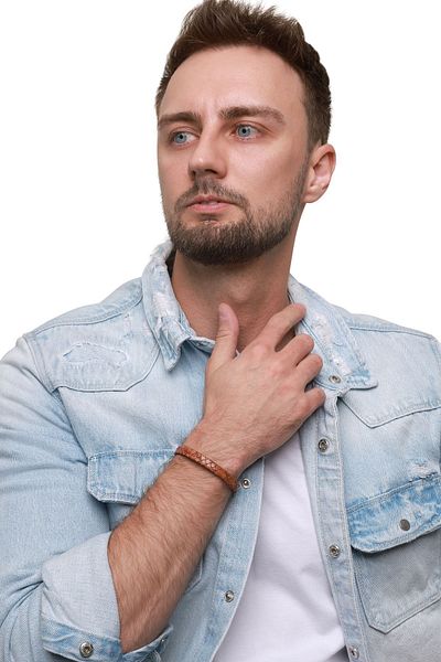 Heideman Herrenarmband Lederarmband Mika casual