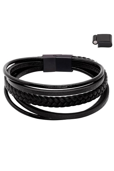 Heideman Herrenarmband Lederarmband Joris casual