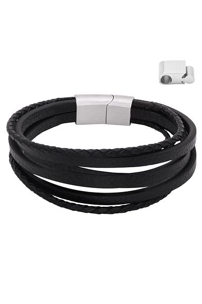 Heideman Herrenarmband Lederarmband Samu casual