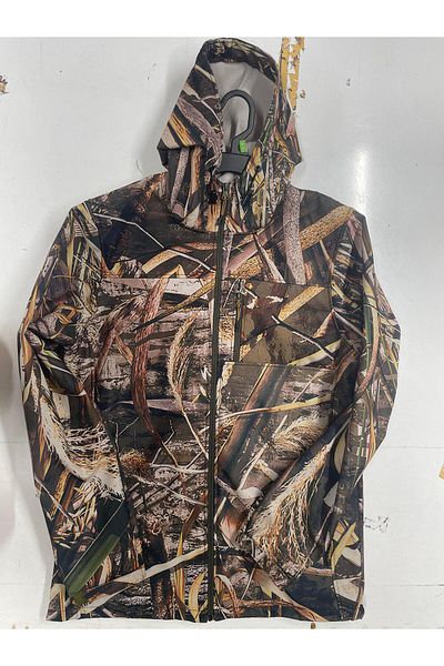 WİDİ Мъжко камуфлажно софтшел яке Outdoor Hunter - водоустойчиво и ветроустойчиво, зимно яке с шарка на тръстика