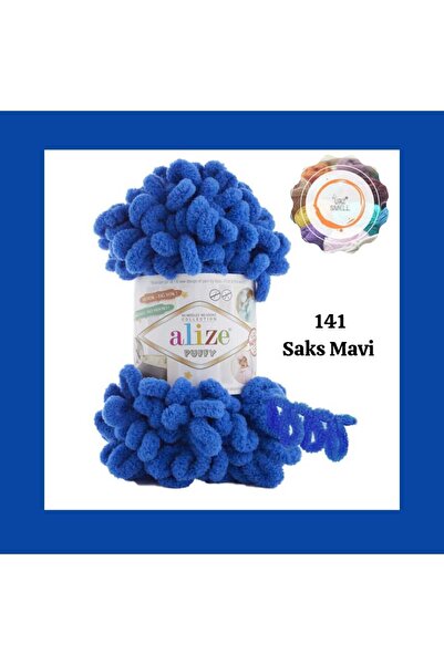 Alize Puffy El Örgü İpliği (Tekli) - 100 Gr. 9 Mt. Parmak İpi, Panduf Battani...