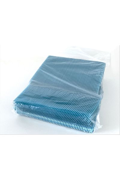 DÜNYAPACK PLASTIC blue FORK 100 PIECES