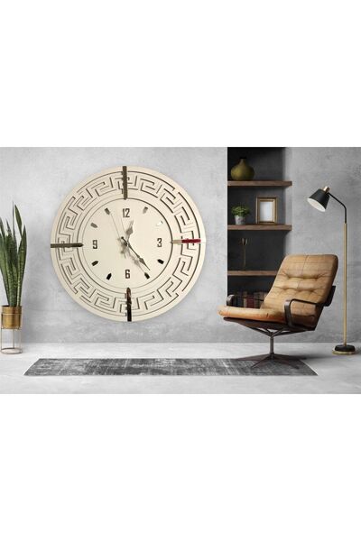 Ste Desing Dekoratif Ahşap Duvar Saati, Duvar Saati, Ahşap Saat, Wall Clock, ...